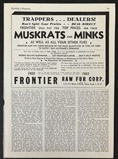 1949 Frontier Raw Fur Corp