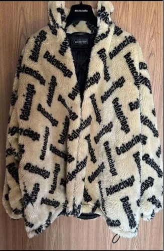 Giacca boa pile - in, balenciaga