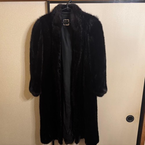 Cappotto lungo saga visone - cappotto,