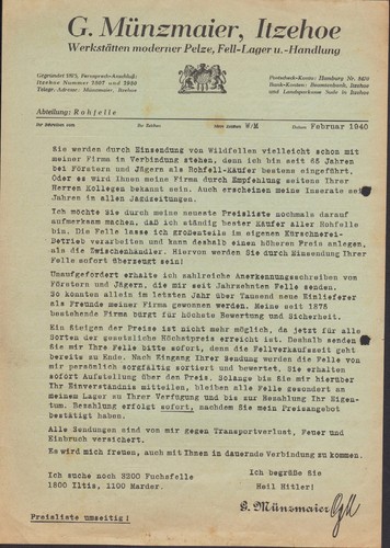Itzehoe lettera con listino - itzehoe,,